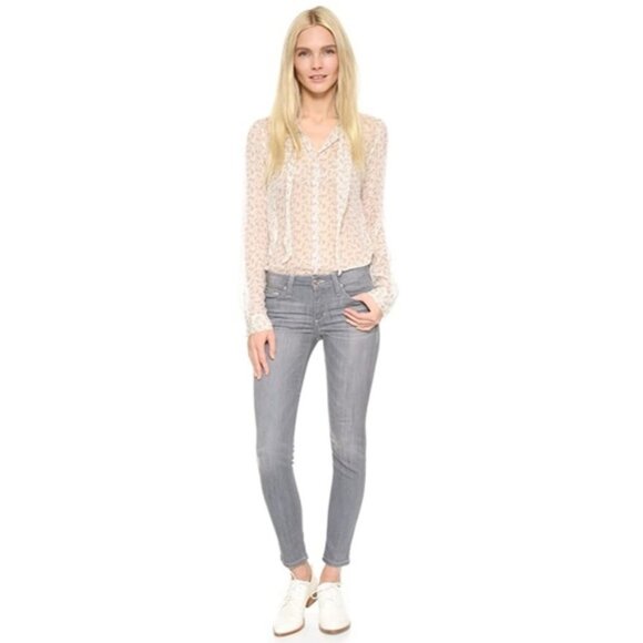 Revolve Joes Jeans Women's Skinny Straight leg Jeans Vixen Sassy Light Grey - Picture 7 of 14